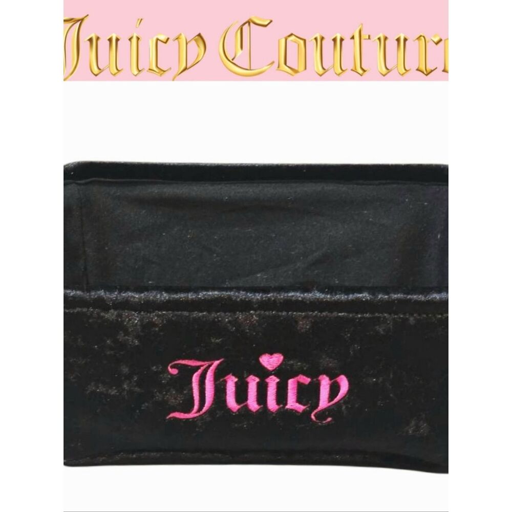 Juicy Couture Home Signature Logo Velour Decorative Storage Basket